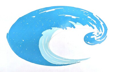 New Genuine Costa Del Mar Decal Sticker OCEAN WAVE EXTRA LARGE 12 ...
