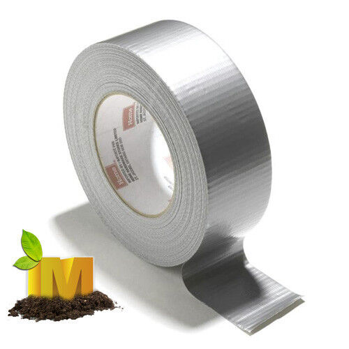 Reinforced Aluminium Foil Silver Duct Tape for ducting ventilation connection - Picture 2 of 3