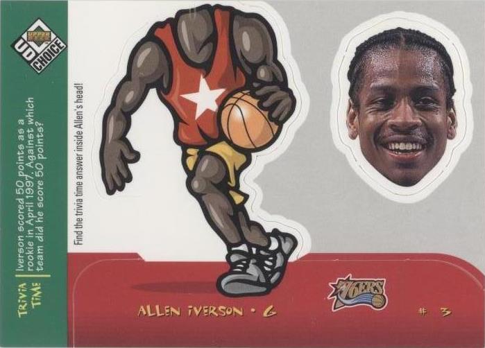 1998-99 Upper Deck UD Choice Allen Iverson #20 for sale