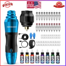 Wormhole Tattoo Kit Wireless Tattoo Machine Kit Tattoo Battery Pack Rotary Tatto