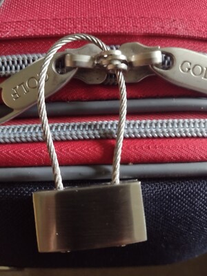 Rucksack/Koffer Draht Reißverschluss Halter/Schlüsselanhänger - hält zwei Reißverschlüsse zusammen.