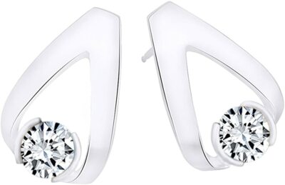Simulated Diamond Fashion Drop Earrings Channel Set In 925 Sterling Silver