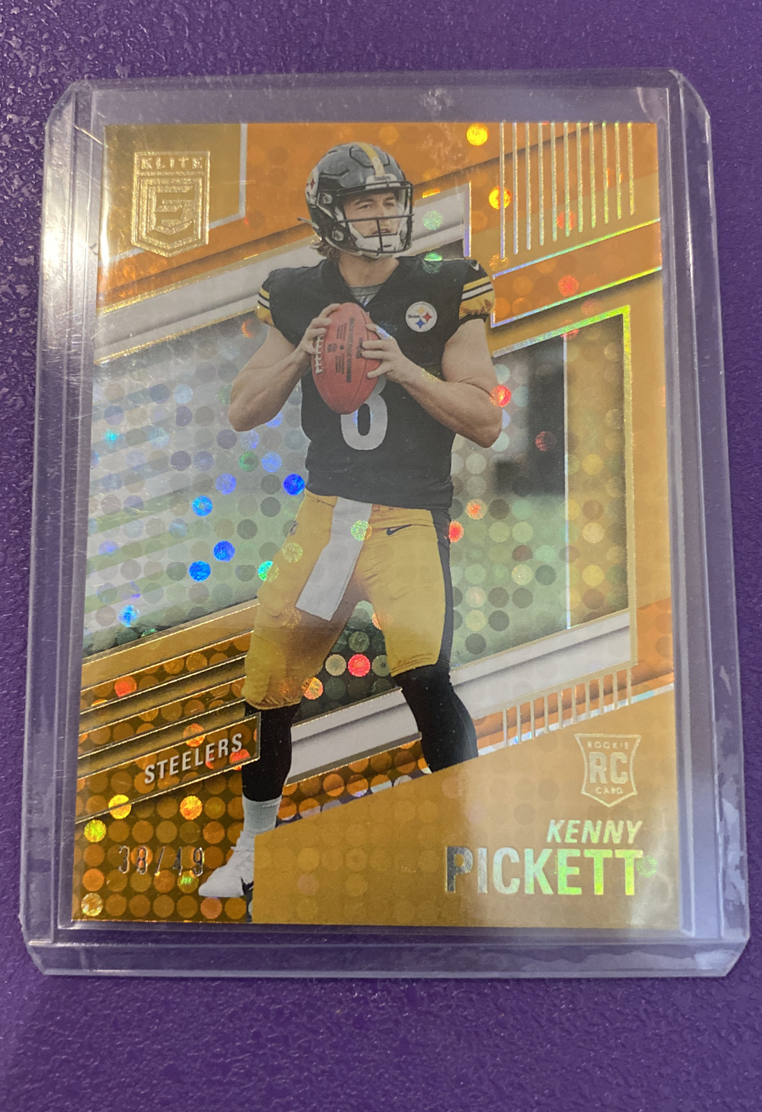 2022 Panini Donruss Elite Kenny Pickett Orange /49