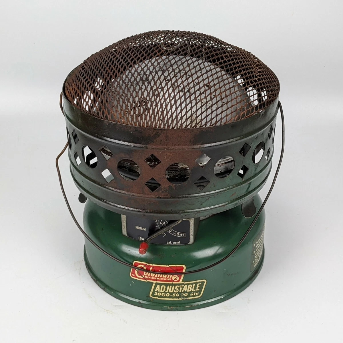 Coleman 513 Adjustable Catalytic Heater 3000-5000BTU - vintage 1967 usa gas  | eBay