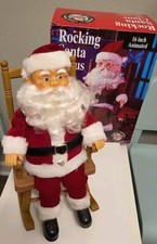  VTG 1991 Gemmy Rocking Santa Claus Animated With Music~Christmas~WORKS!