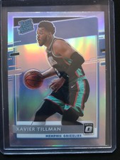 Xavier Tillman Rated Rookie Silver Panini Donruss Optic Basketball 2020-21