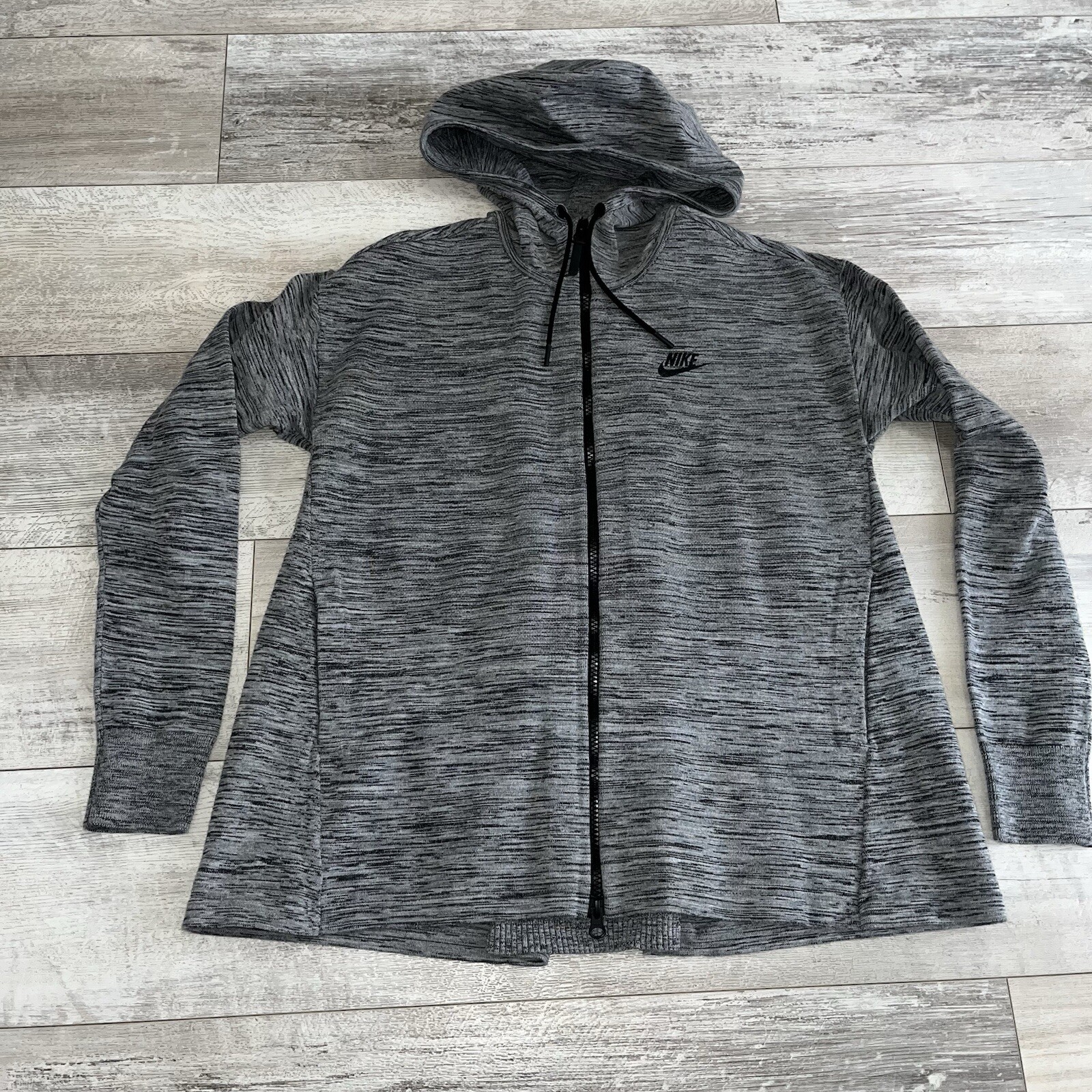 SACAI X NIKE Nike Sportswear Giacca con cappuccio donna piccola maglia tecnica grigio 835641 060