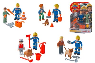 Simba 109252623 - Sam Figuren Doppelpack V, 4-sort. - Neu