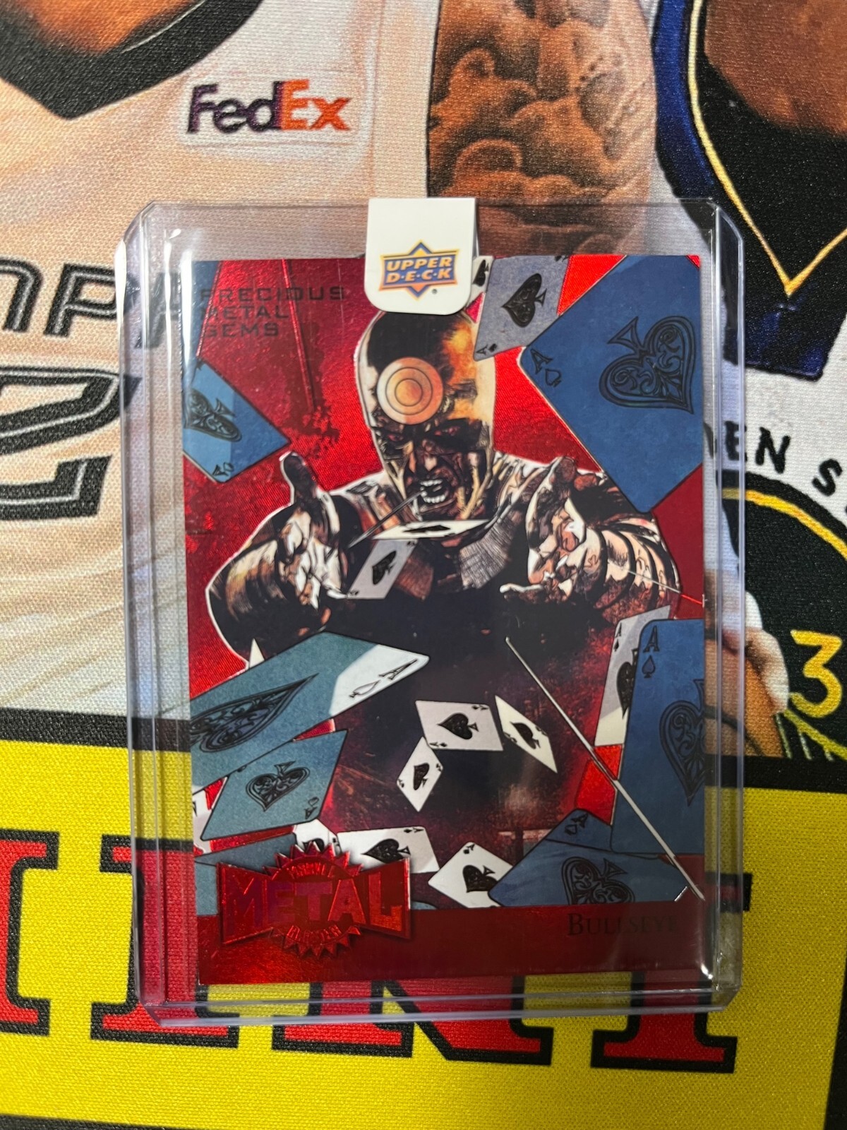 2015 Marvel Fleer Retro Red PMG 6 Bullseye /100