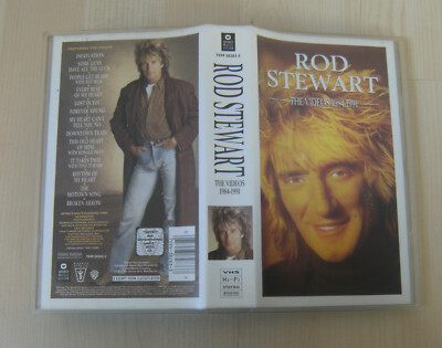 ROD STEWART  --  THE VIDEOS 1984 BIS 1991  --  VHS CASSETTE