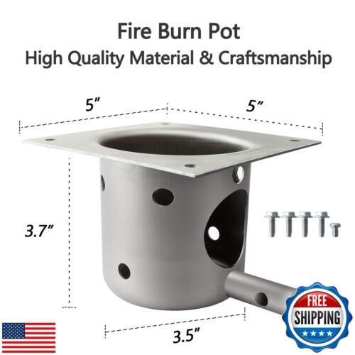 Fire Burn Pot and Hot Rod Ignitor Kit for Traeger, Pit Boss, Camp Chef Pellet - Picture 2 of 5