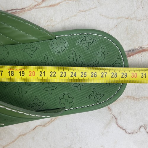 Louis Vuitton Waterfront Sandalen Logo Flip-Flop Blau / Grün 10 LV 11 US 44 EU - Bild 19 von 20