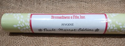 Brunschwig & Fils Pivoine Light Green Wallpaper Double Roll