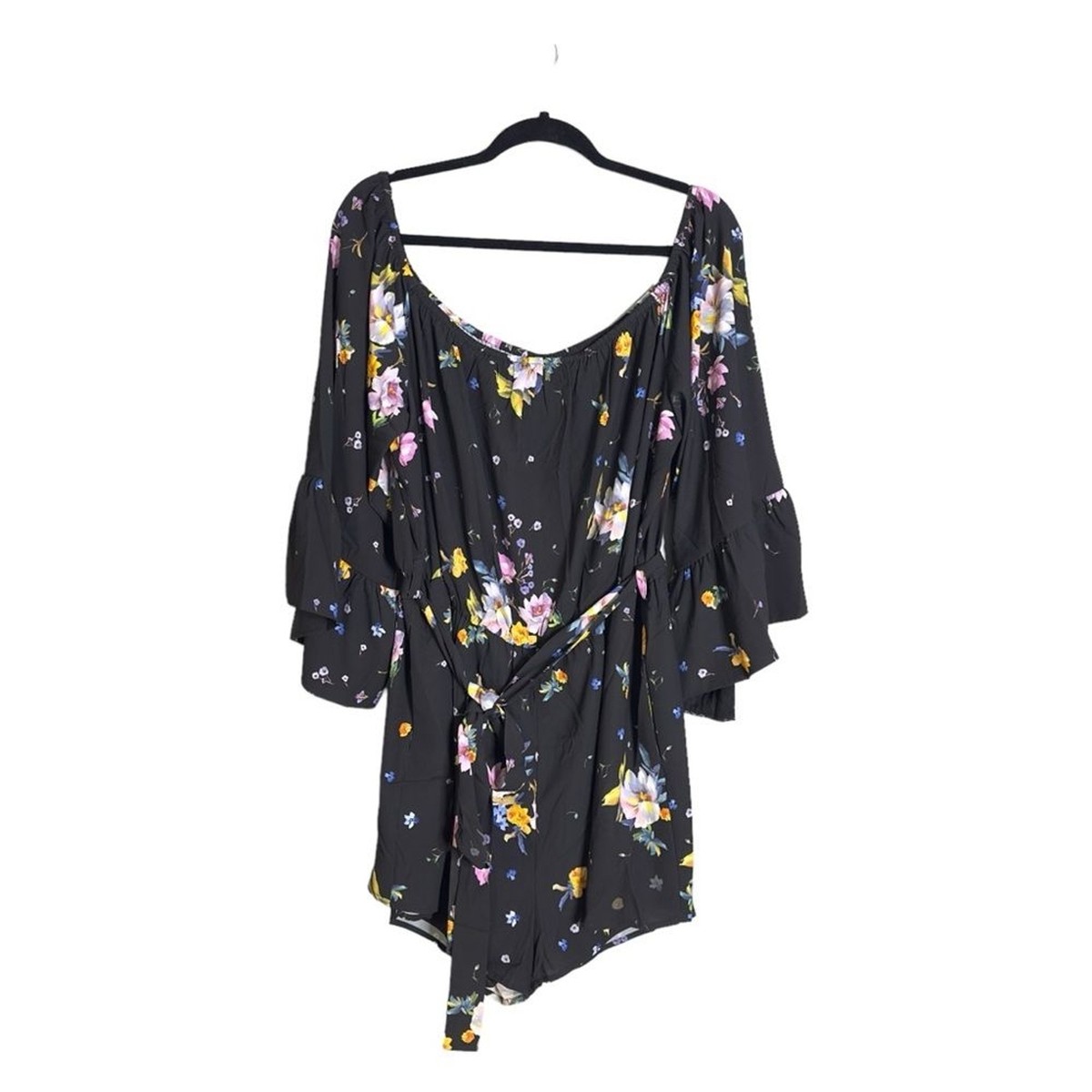 City Chic Summer Rose Playsuit Size 20 UK