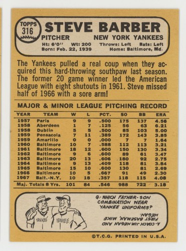 Set builders: 1968 Topps 300-399 VG/EX & better, FREE shipping - Picture 39 of 323