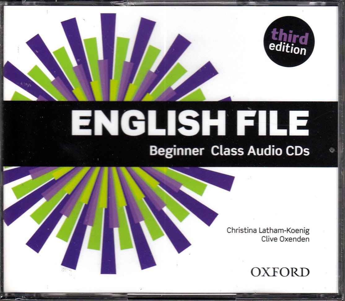 Oxford ENGLISH FILE THIRD EDITION Beginner Class Audio CD's @BRAND NEW Sealed@