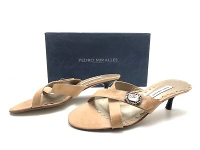 Pedro Miralles Damen Sandalen Gr. 40 Sandaletten Outdoorsandalen Komfort Braun - Bild 1 von 4