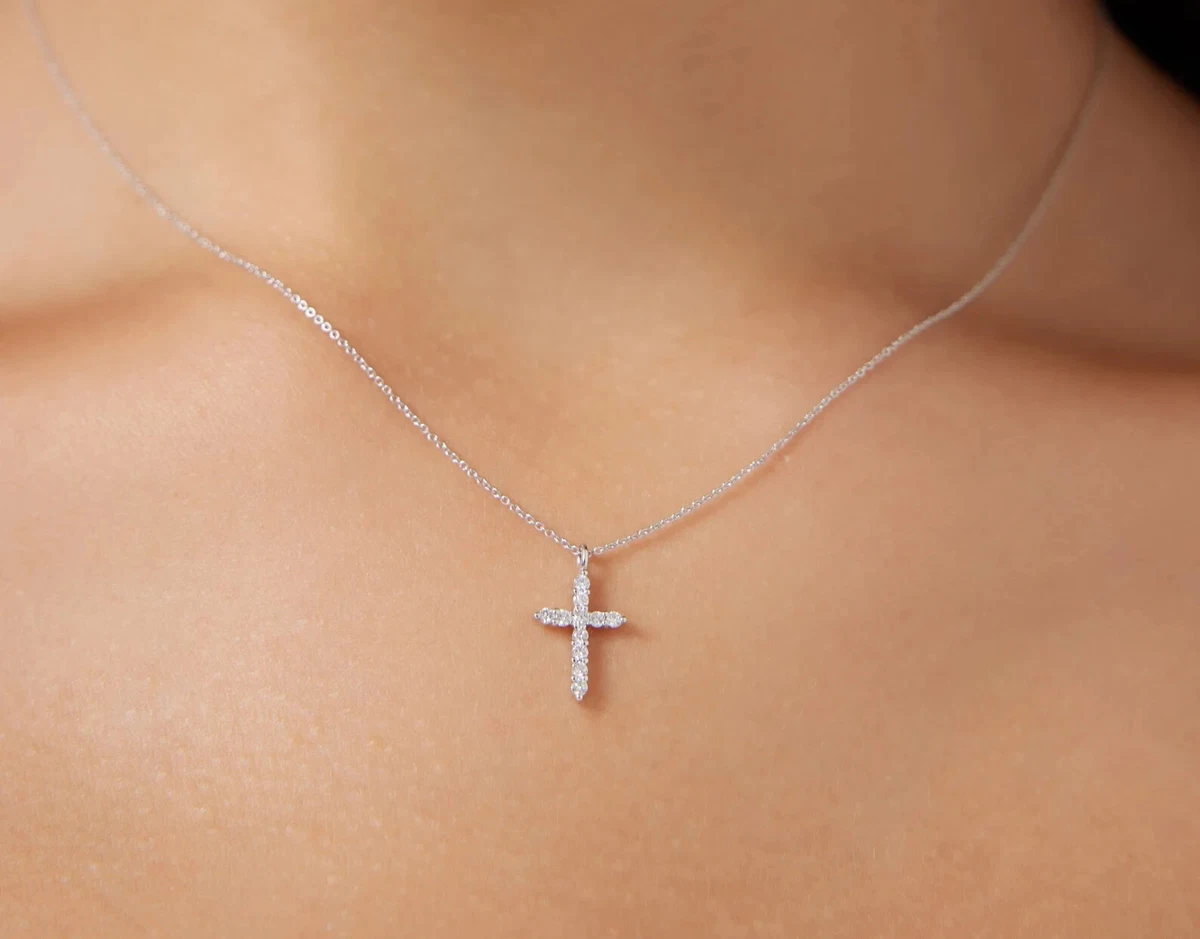 Cross necklace deals ebay