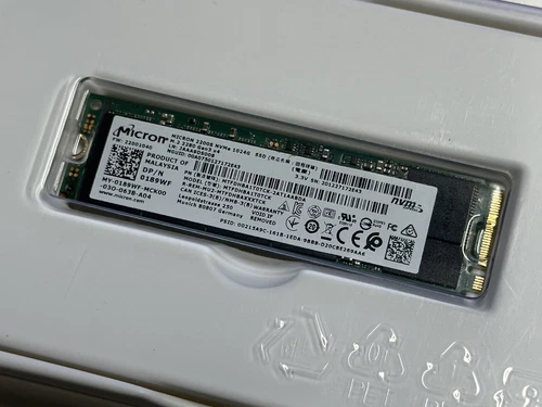 Micron 2200S 1TB NVMe M.2 2280 Gen3 SSD SOLID STATE DRIVE