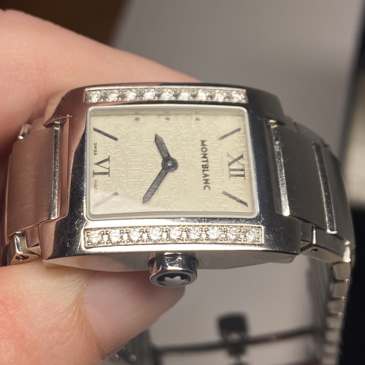 Montblanc Profile 7047 Stainless Steel & Diamond Ladies Watch