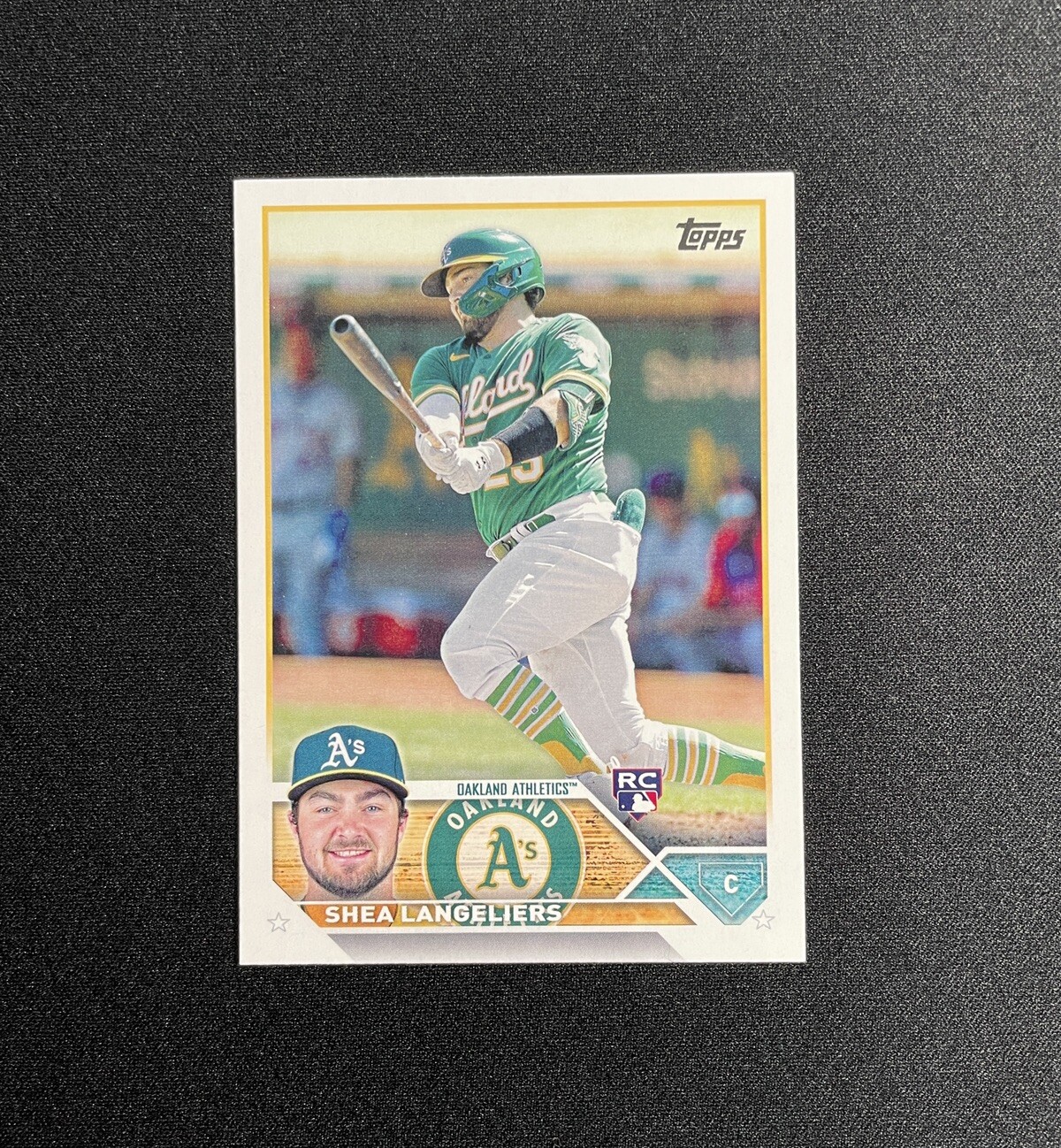 2023 Topps Shea Langeliers RC #127 Oakland Athletics