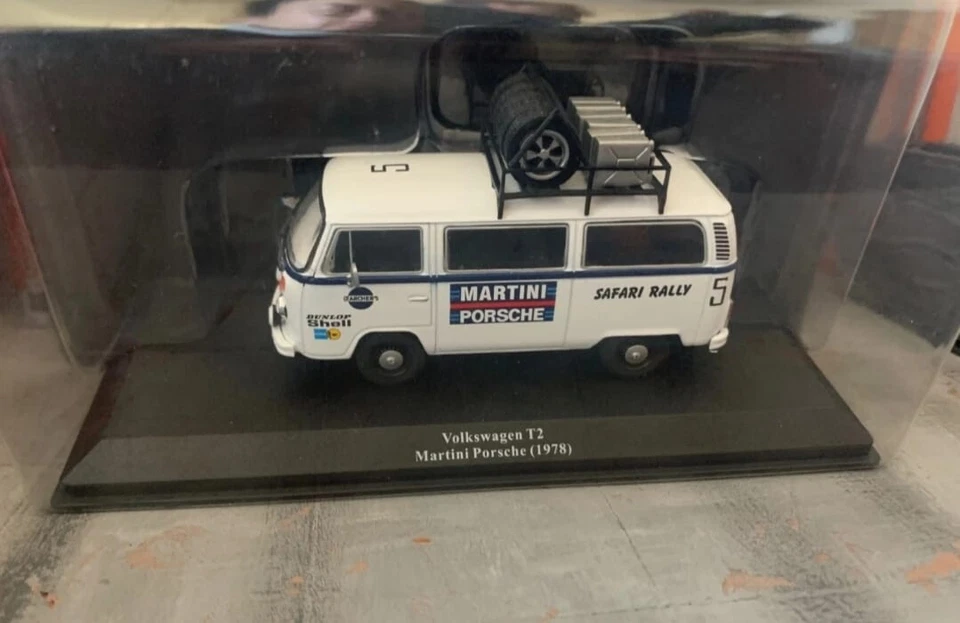 VOLKSWAGEN T2 MARTINI PORSCHE 1978, RALLY ASSISTANCE VEHICLE, ALTAYA, 1:43 - Image 2 of 4