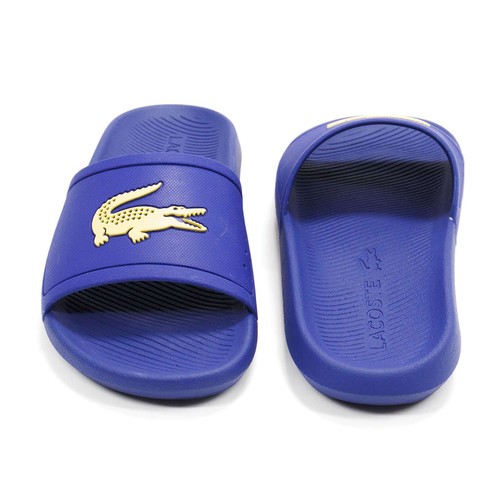 NEW Lacoste Men's Croco Slide Open Toe Sandals