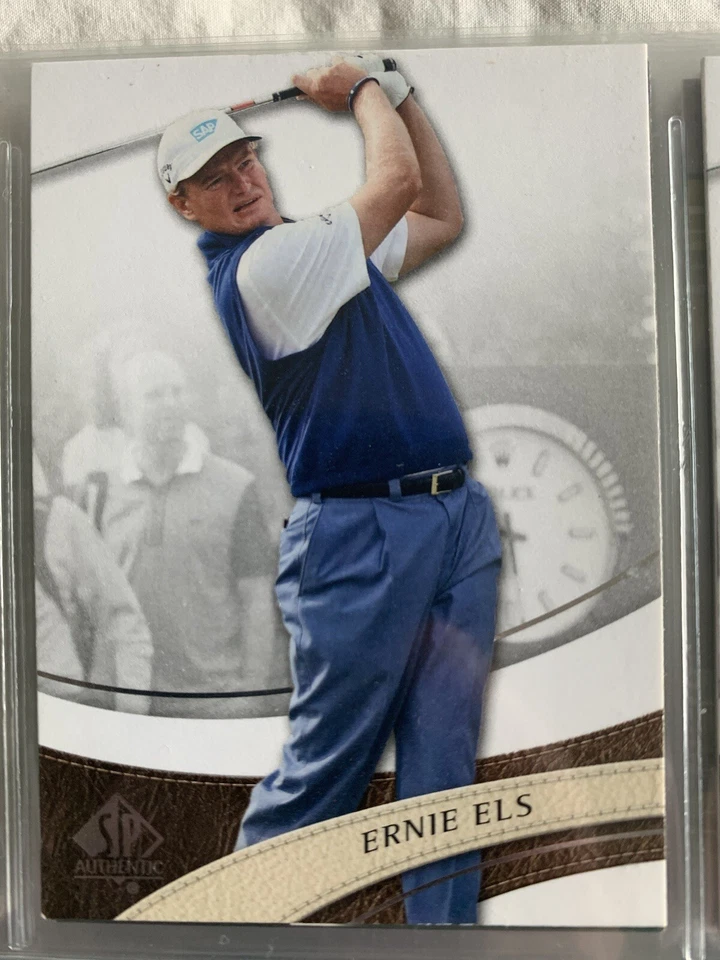 3 cartas colecionáveis de golfe Ernie Els - Imagem 2 de 3