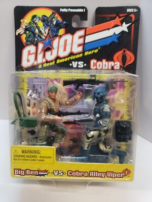 2002 HASBRO G.I JOE VS COBRA ACTION FIGURE 2 PACK BIG BEN & ALLEY