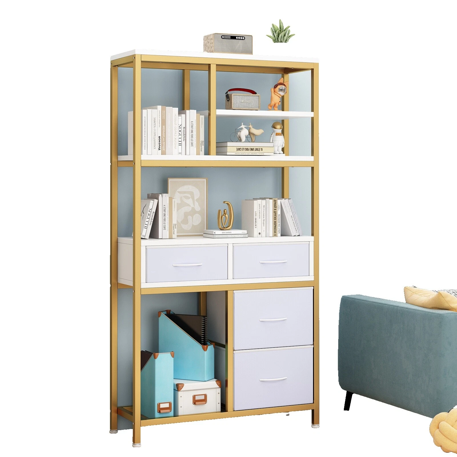 5 Shelves Bookcases & Shelving