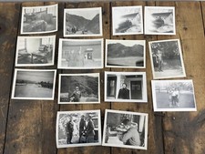 VINTAGE B/W MILITARY PERSONNEL PHOTOS WAR-POST WAR w/ NOTES on BACK Lot 14 