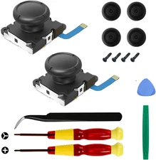 2-Pack Replacement Joystick Analog Thumb Stick Repair Kit for Nintendo Switch