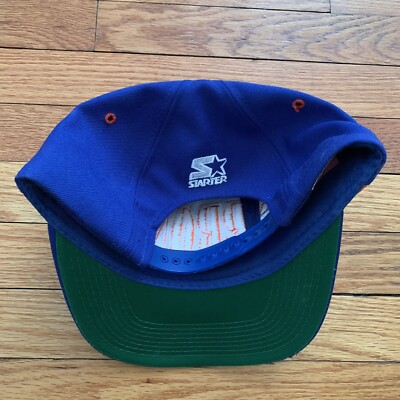 Vintage 90s Starter Denver Broncos Tri Power Wool Snapback