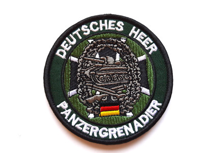 Klett Patch Panzergrenadier Bundeswehr Deutsches Heer - gestickt 8cm NEU