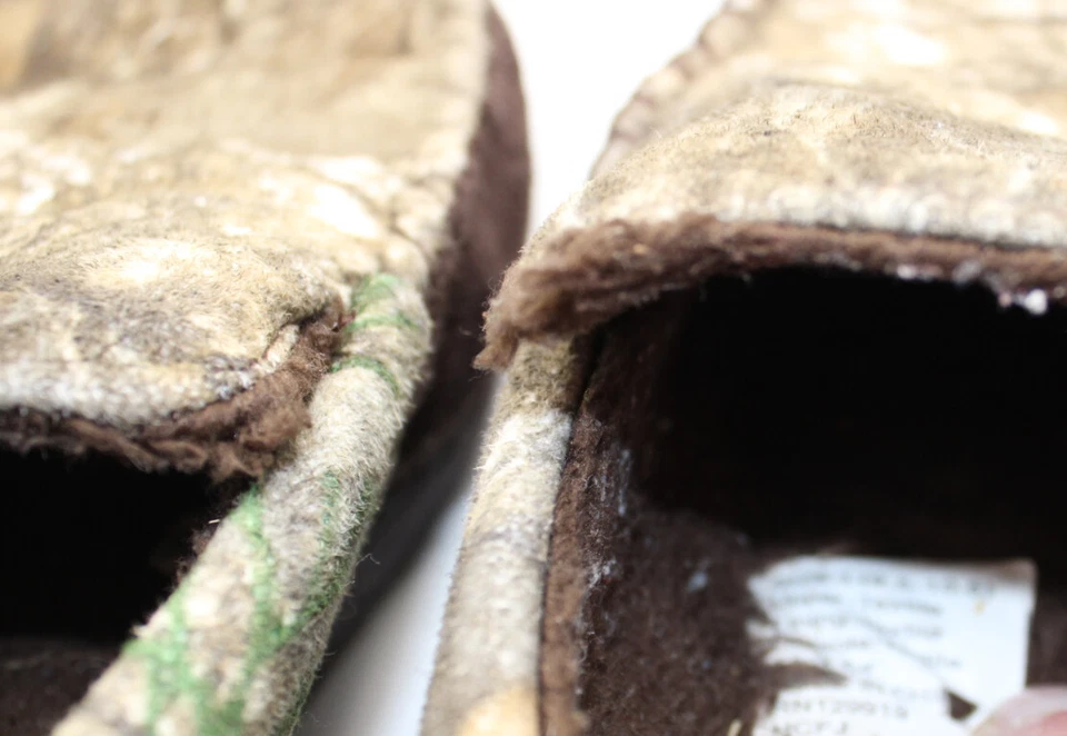 Zapatillas Realtree Hombre Talla L 9.5-10.5 Camufladas Forradas Marrón Buen Estado Foto 2 de 4