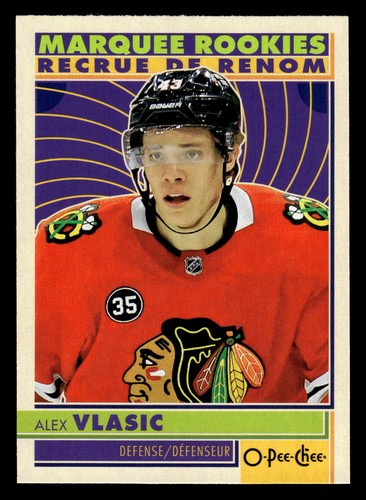 2022-23 O-Pee-Chee - Pee-Chee - Retro - #558 Alex Vlasic
