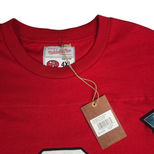 Mitchell & Ness Steve Young San Francisco 49ers Throwback Long Sleeve Shirt 4XL - Picture 6 of 10