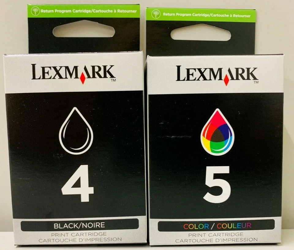 New Genuine Lexmark 4 5 2PK Box Ink Cartridges X Series X2690 X4690 X5690 - Image 2 of 3