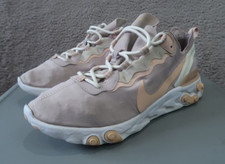 Nike React Trainers Womens Size UK 8.5  Element 55 Platinum Violet Purple Shoes
