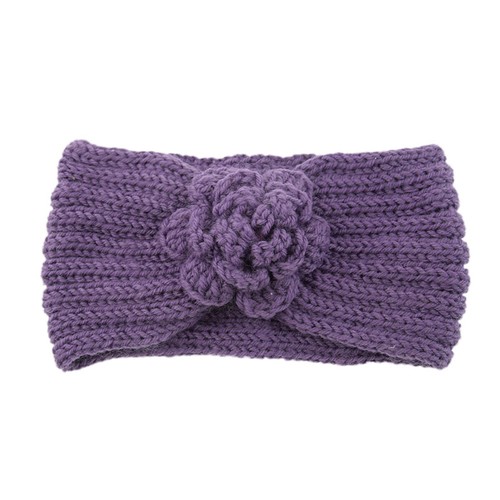 Handmade Crochet Flower Headwrap Knit Headband Winter Ear Warmer  Wild Turban * - Picture 41 of 75