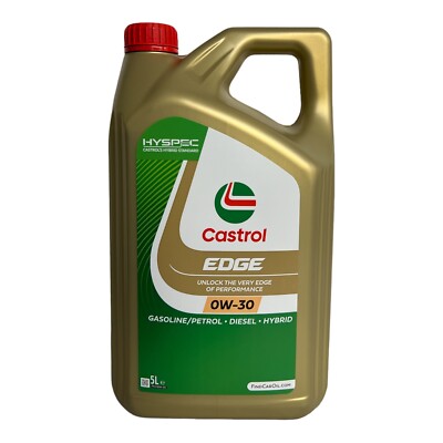 5 Liter  CASTROL EDGE 0W-30 MERCEDES 229.31 229.51 BMW LL-04 RN0700 RN0710 Opel