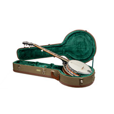 Crossrock Master Series-Wooden 5-string Resonator styles of Banjos Case