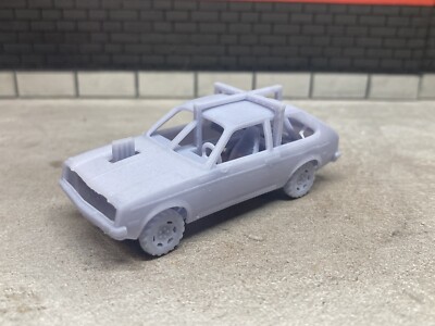 1/64 Scale 3D Printed Chevette Demolition Derby Demo Car For Diecast Diorama