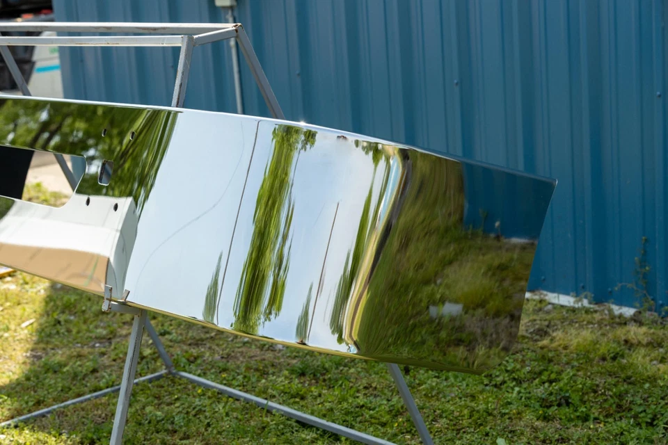 Parachoques delantero personalizado 16" International 9400 i cromado - 9100 / 9200 / 9400 - 1997+ Foto 4 de 4