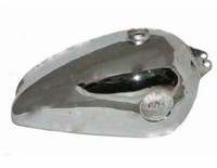 Kraftstofftank Stahl Verchromt FüR BSA B31 B33 Plunger Modell