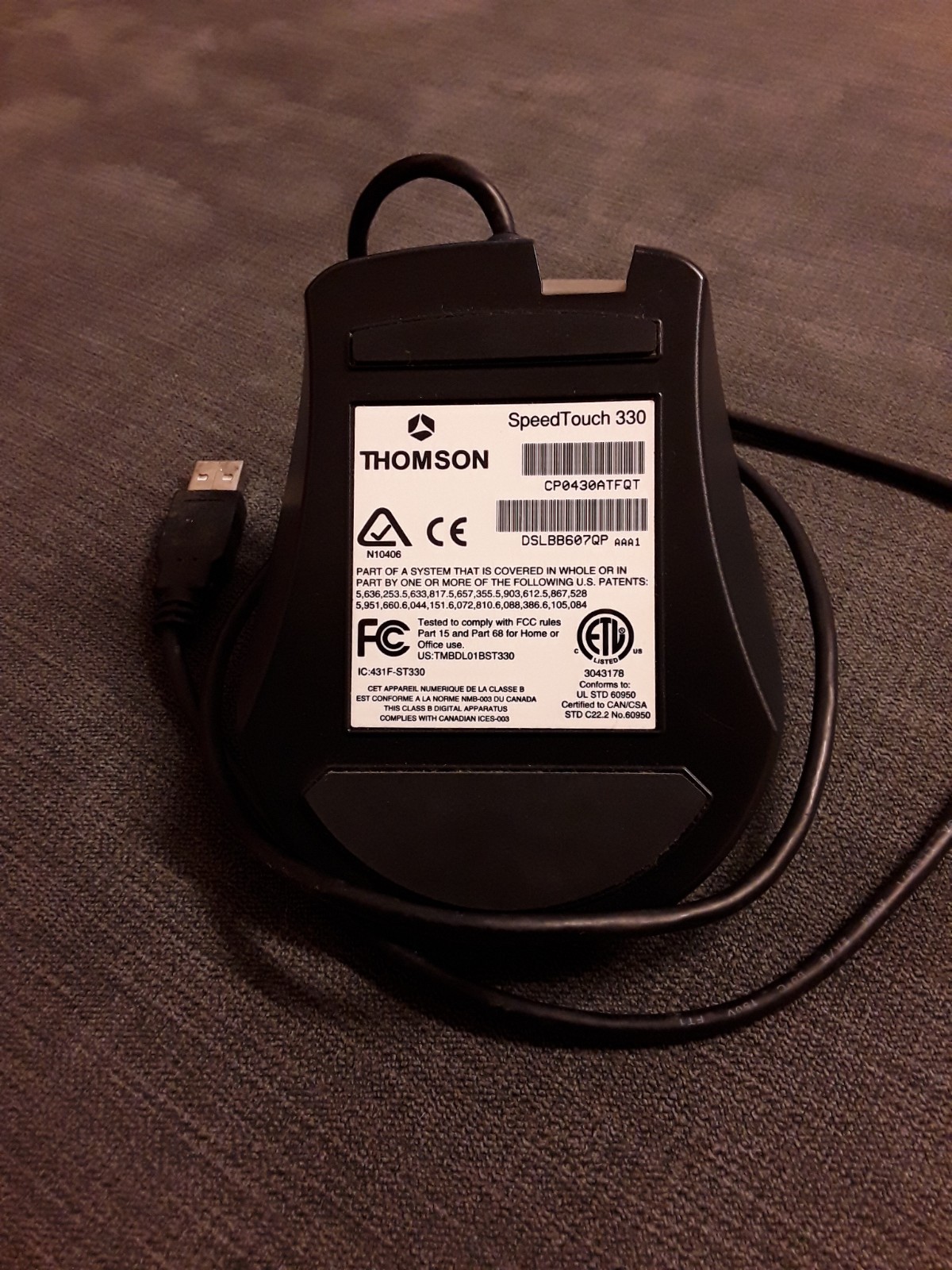 bt speedtouch 330 windows 7
