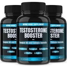 (3 Pack) Testosterone Supplement Booster Caps...