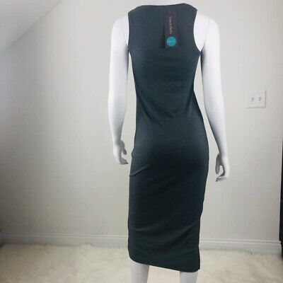 SWEATY BETTY NWT Holistic Maxi Dress Dark Grey SZ XS Stretch SWEATY BETTY NWT Holistic Maxi Dress Dark Grey SZ XS Stretch