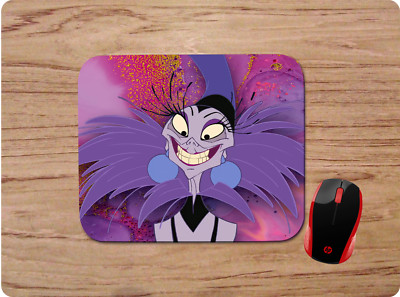 YZMA EMPEROR'S NEW GROOVE VILLAIN CUSTOM COMPUTER MOUSE PAD MAT NONSLIP NEOPRENE