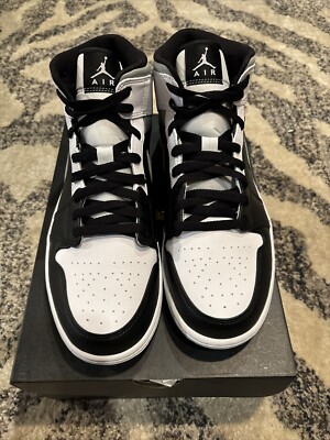 Nike Air Jordan 1 Mid White Shadow Size 11.5M 554724-073 BNIB OG